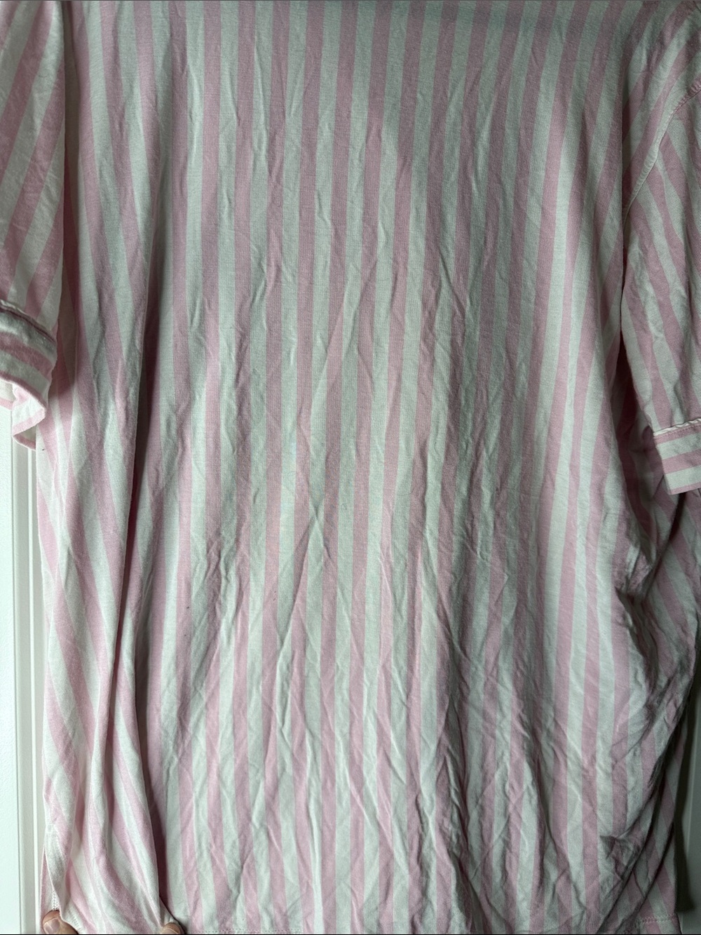 Victoria's Secret Pink and White Striped Pajama Set - Picture 10 of 11